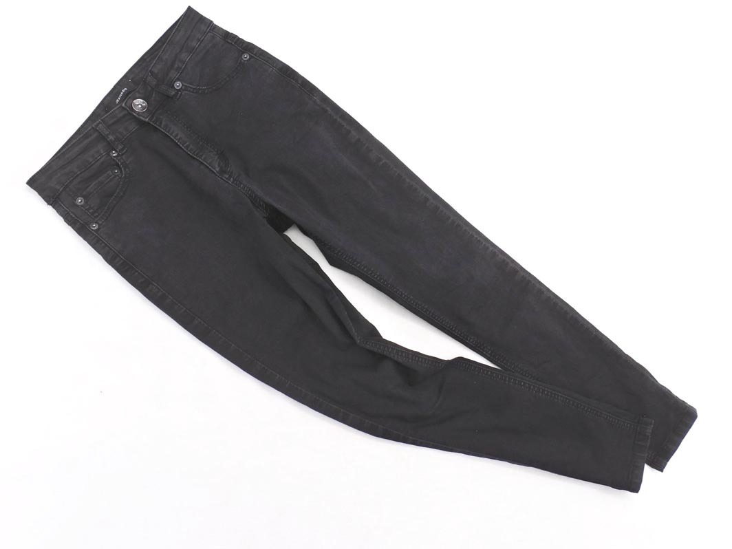 JEANASIS Jeanasis стрейч обтягивающий брюки sizeS/ чёрный ## * fea7 женский 