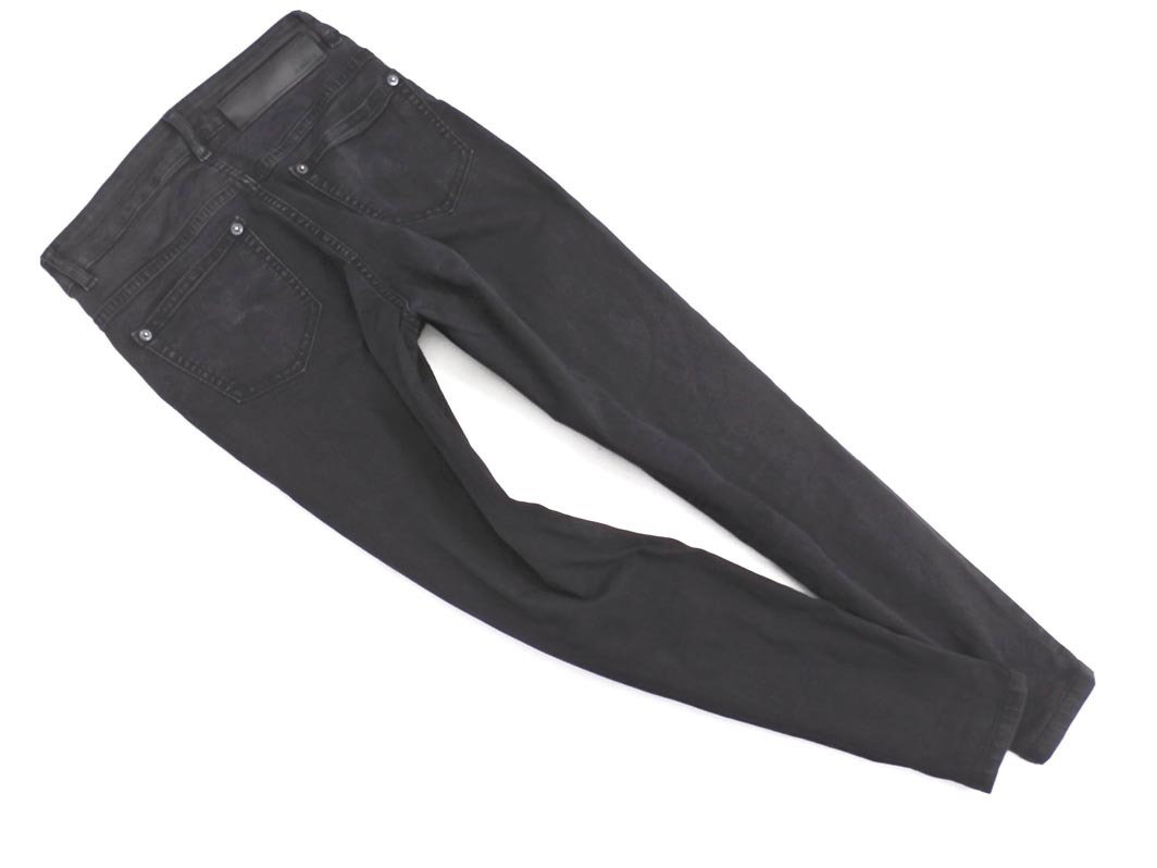 JEANASIS Jeanasis стрейч обтягивающий брюки sizeS/ чёрный ## * fea7 женский 