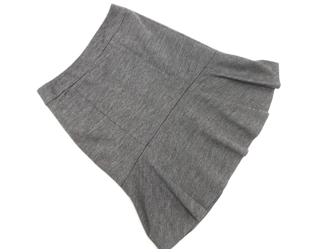 23區(qū) ウール混 ヘムフレア スカート size38/グレー ◇■ ☆ fea8 レディース