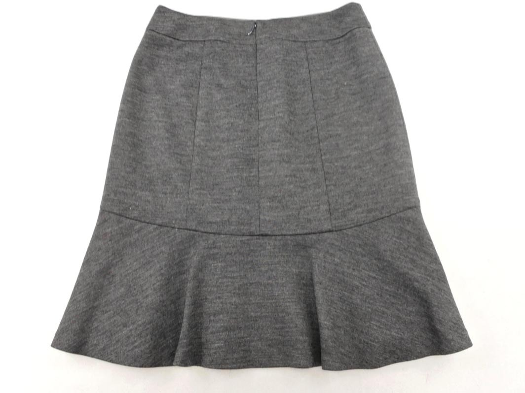 23區(qū) ウール混 ヘムフレア スカート size38/グレー ◇■ ☆ fea8 レディース
