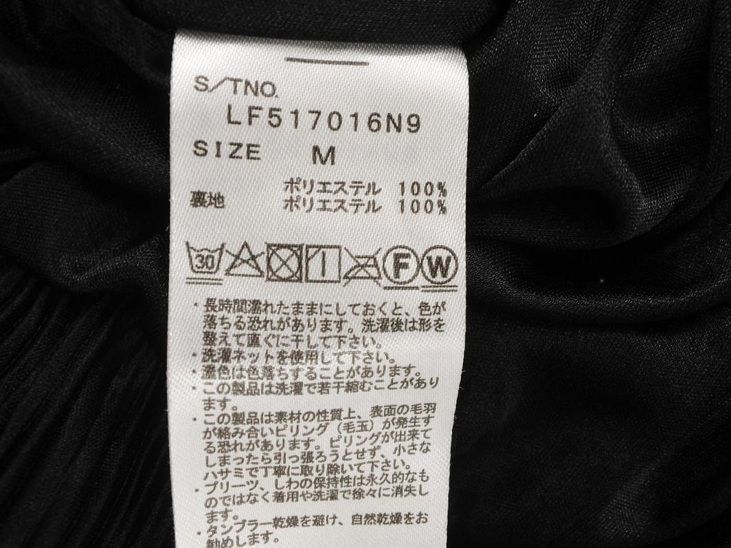 LOWRYS FARM ローリーズファーム プリーツ パンツ sizeM/黒 ■◇ ☆ fea9 レディース