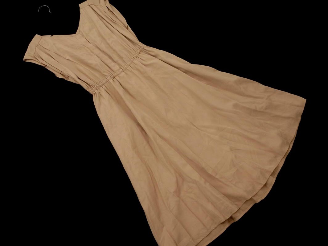 URBAN RESEARCH アーバンリサーチ ノースリーブ ワンピース sizeF/ベージュ ■◆ ☆ fea8 レディース_画像1