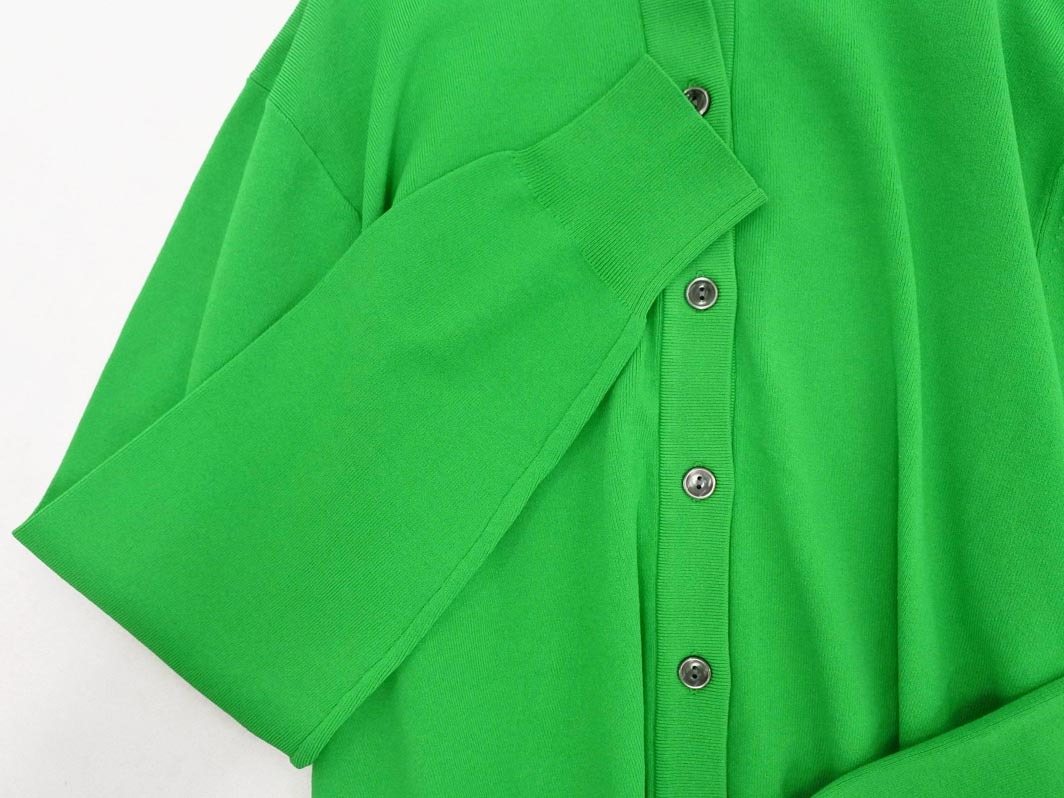 PLST プラステ ニット カーディガン sizeL/緑 ■◇ ☆ fea9 レディース