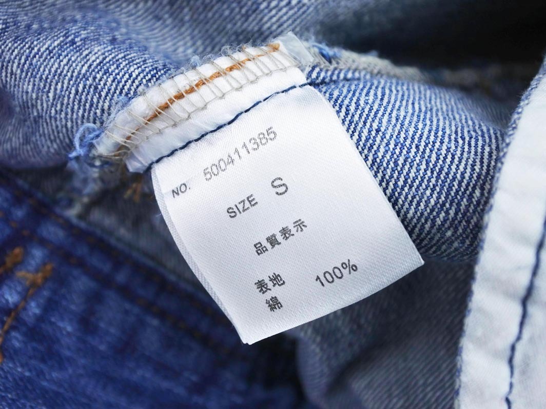 one way ワンウェイ Gジャン デニム ジャケット sizeS/ブルー ■◇ ☆ fea9 レディース