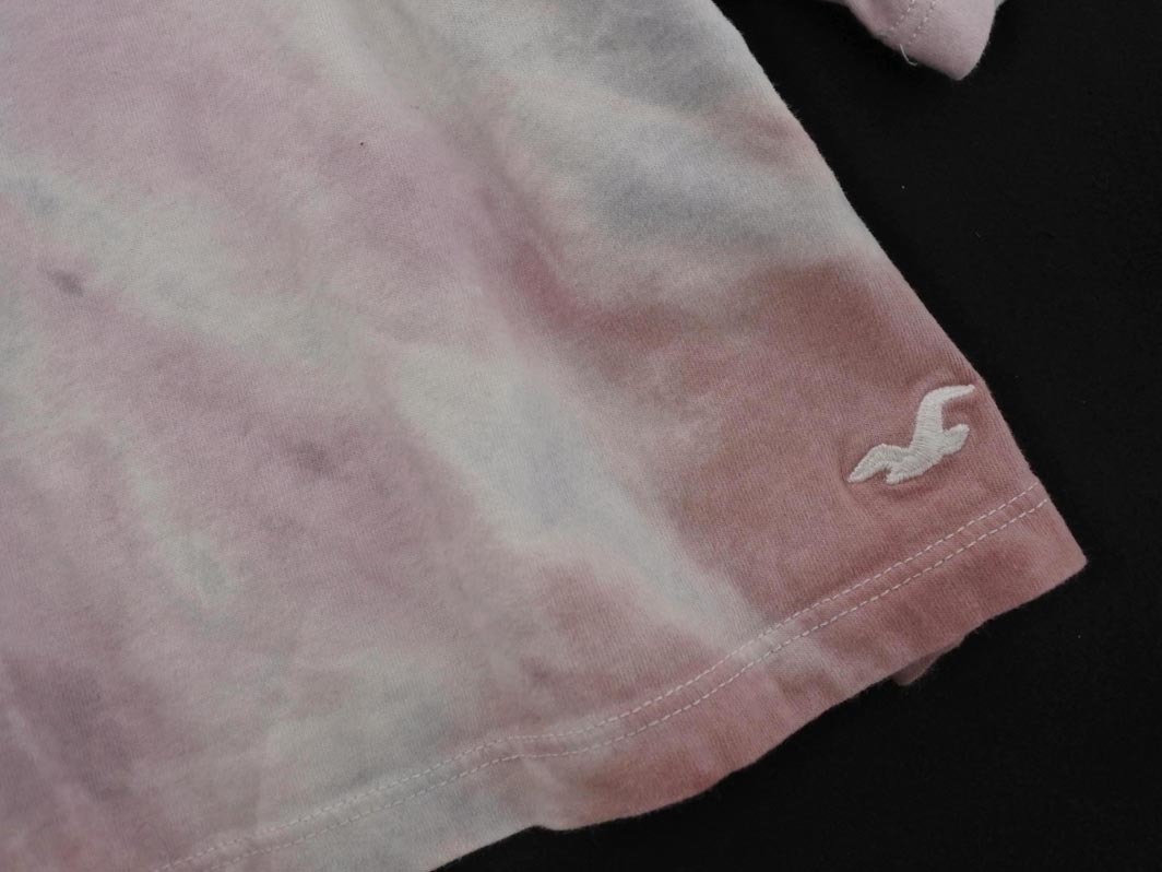 ネコポスOK Hollister ホリスター タイダイ ショート丈 Tシャツ sizeXS/ピンク ■◆ ☆ feb2 レディース_画像4