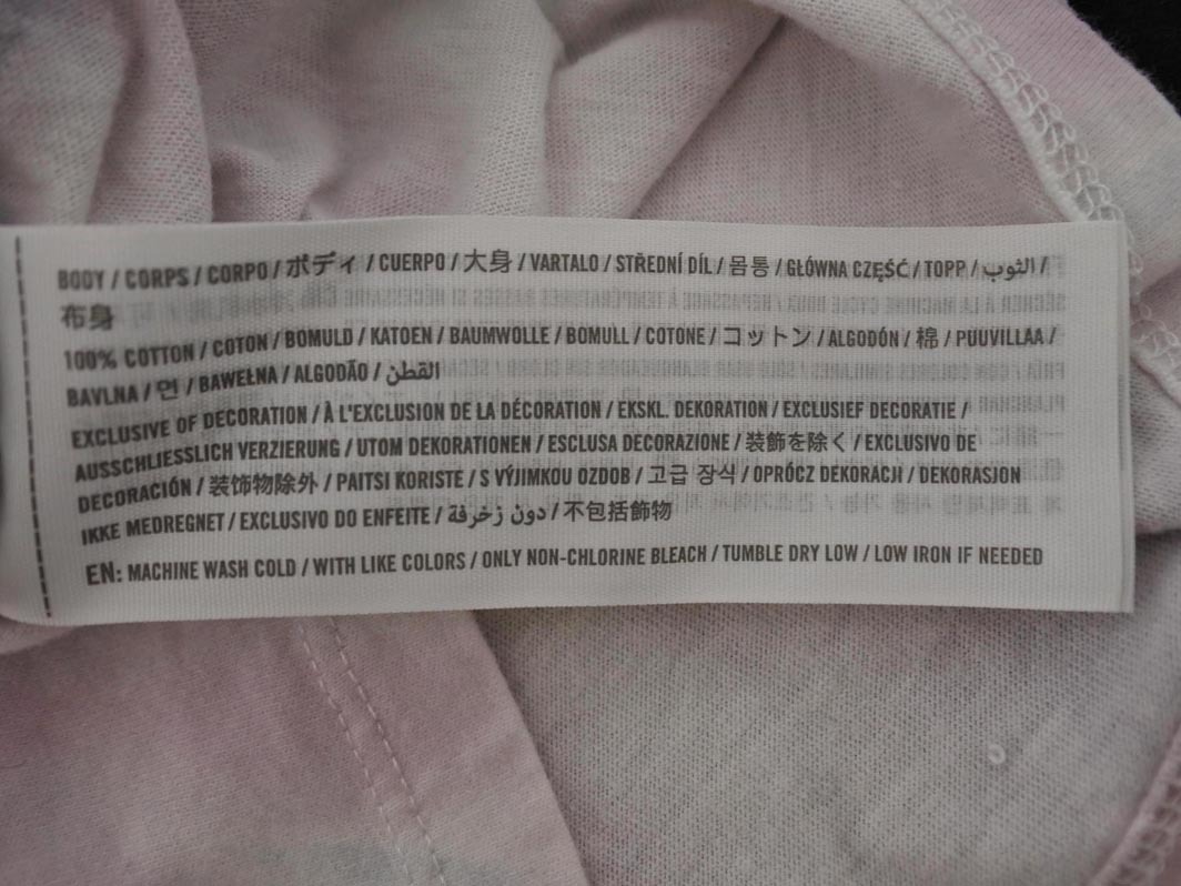 ネコポスOK Hollister ホリスター タイダイ ショート丈 Tシャツ sizeXS/ピンク ■◆ ☆ feb2 レディース_画像5