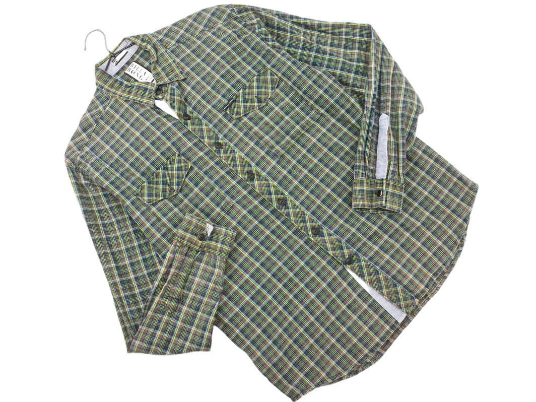 BILLABONG ビラボン チェック シャツ sizeS/茶 ■◇ ☆ feb2 メンズ
