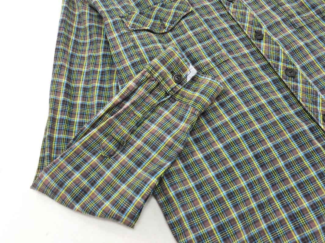 BILLABONG ビラボン チェック シャツ sizeS/茶 ■◇ ☆ feb2 メンズ