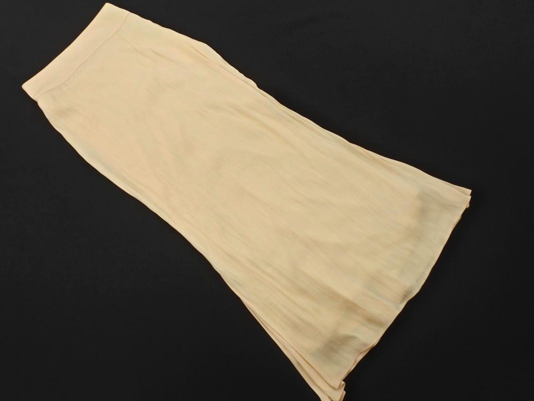 ネコポスOK 新品 Heather ヘザー サテン マーメイド スカート sizeF/クリーム ■◇ ☆ feb2 レディース_画像1