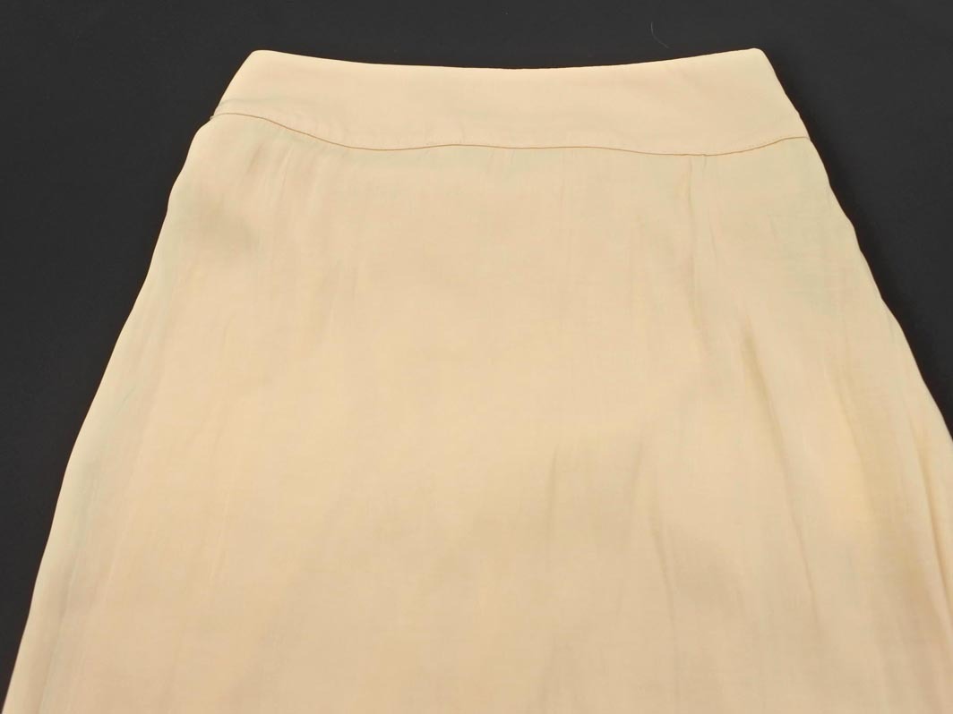 ネコポスOK 新品 Heather ヘザー サテン マーメイド スカート sizeF/クリーム ■◇ ☆ feb2 レディース_画像2