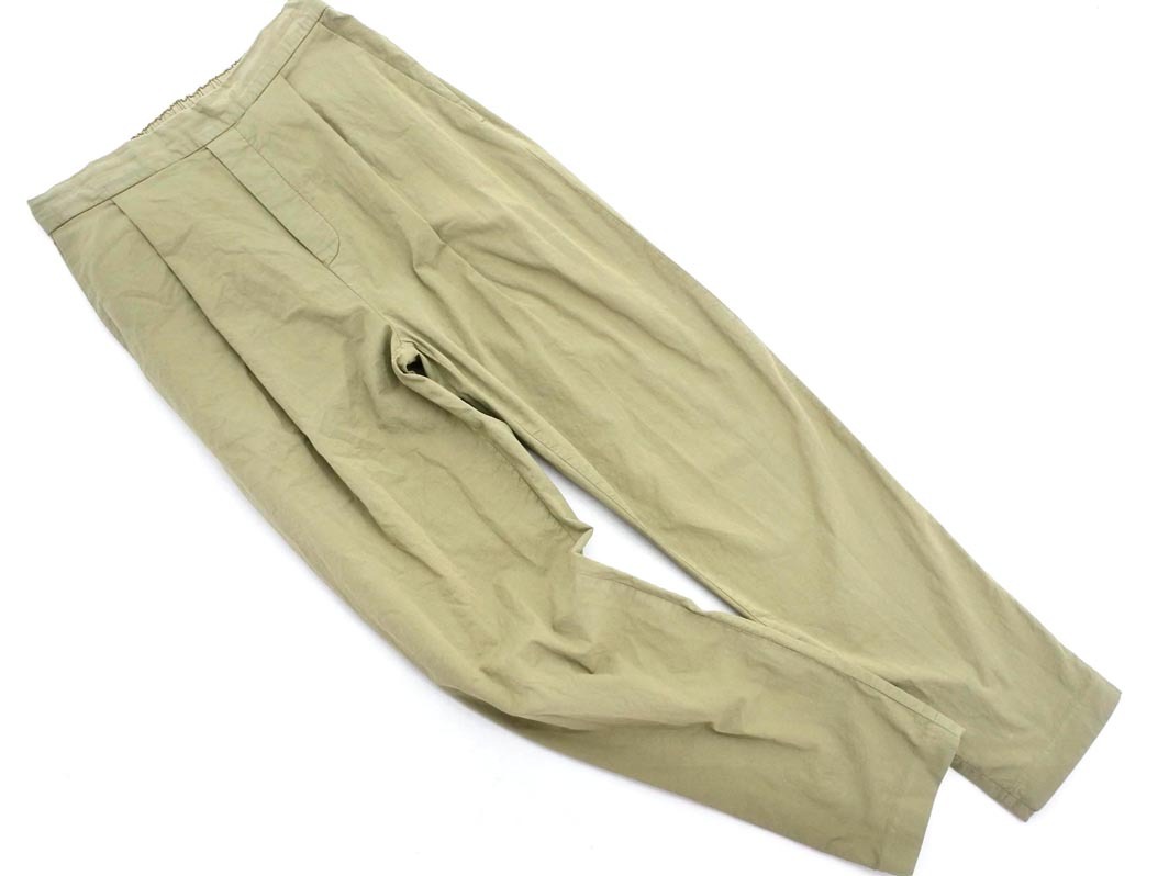 Droite lautreamont ドロワット ロートレアモン タック パンツ size2/カーキ ■■ ☆ feb3 レディース