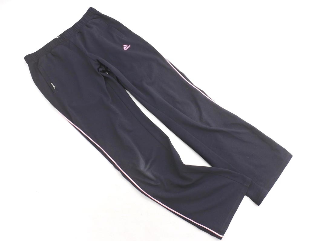 adidas アディダス トラック パンツ sizeL/黒 ■■ ☆ feb3 レディース
