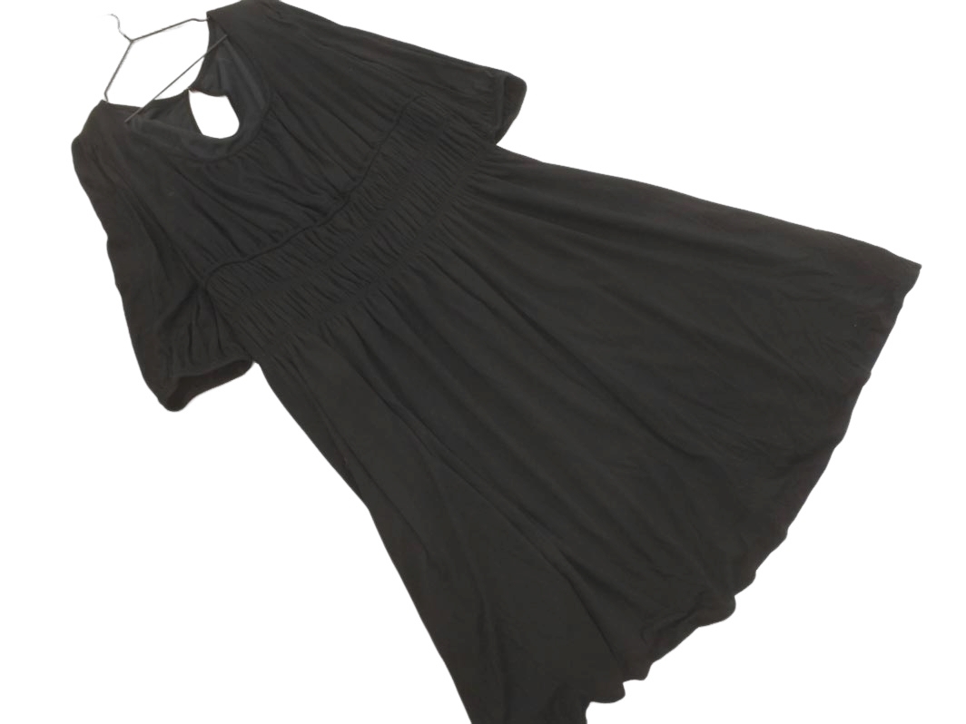 PeytonPlace ペイトンプレイス ボートネック ワンピース size13B/黒 ■◆ ☆ feb3 レディース