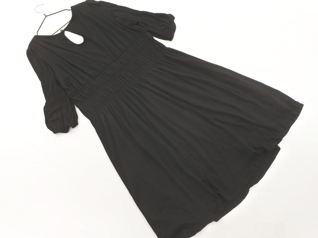 PeytonPlace ペイトンプレイス ボートネック ワンピース size13B/黒 ■◆ ☆ feb3 レディース