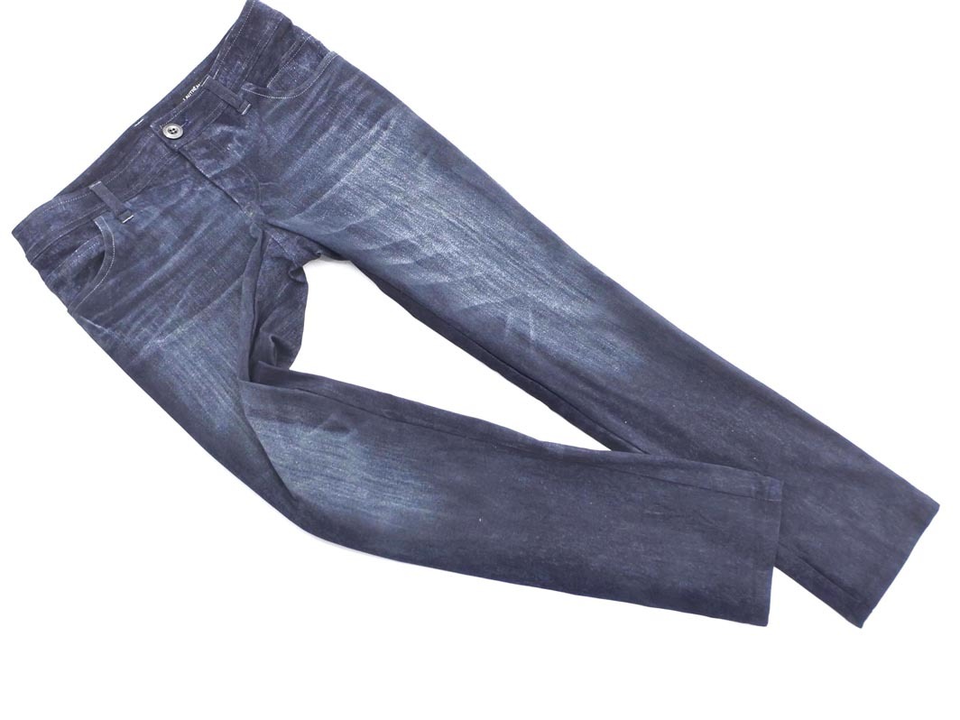 LAUTREAMONT ロートレアモン デニム調(diào) スキニー パンツ size36/紺 ■■ ☆ feb4 レディース