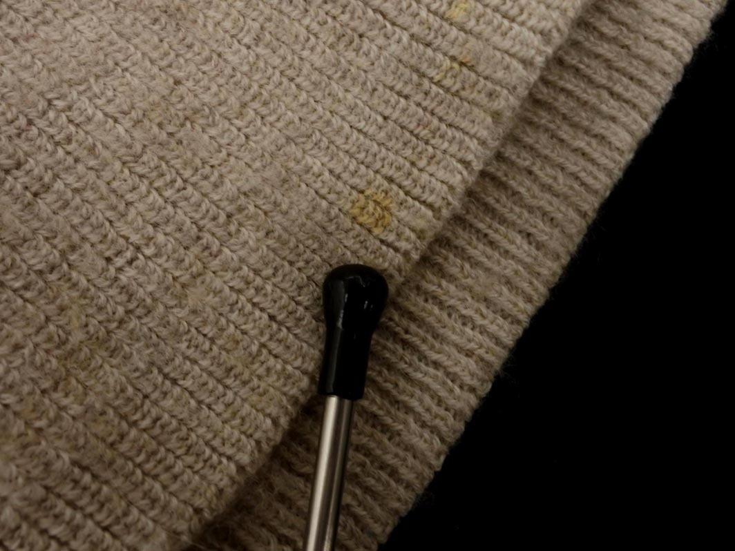 pual ce cin ピュアルセシン ウール混 七分袖 ニット セーター ベージュ ◇■ ☆ feb5 レディース_画像3