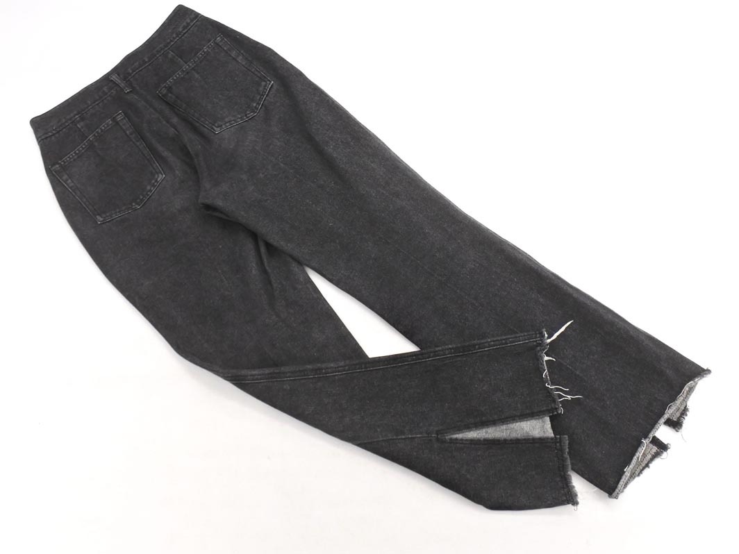Neuna ヌナ スリット デニムパンツ sizeM/黒 ■■ ☆ feb5 レディース_画像5