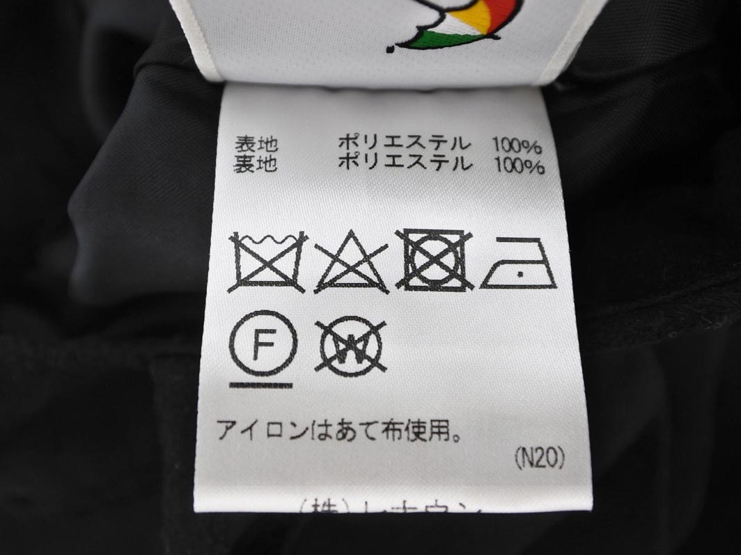 arnold palmer アーノルドパーマー 刺繍 ワイド パンツ size3/黒 ■■ ☆ feb5 レディース
