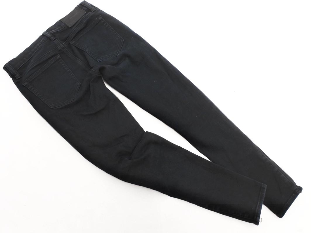 POLO RALPH LAUREN ポロ ラルフローレン ストレッチ 裾ジップ スキニー パンツ size25/黒 ■■ ☆ feb5 レディース