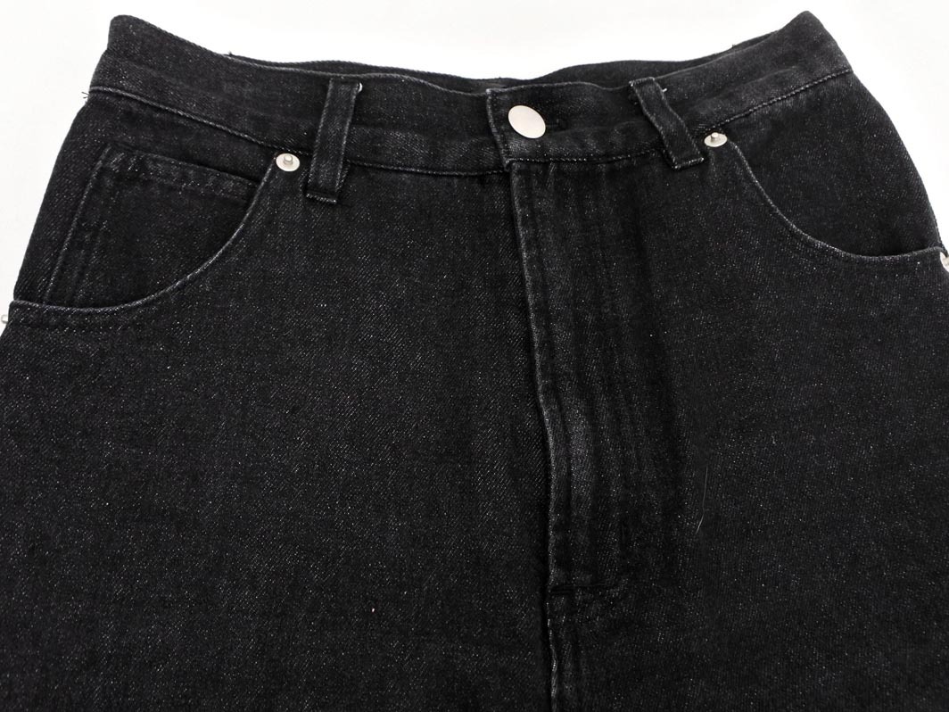 Heather ヘザー デニムパンツ sizeM/黒 ■■ ☆ feb5 レディース_画像3