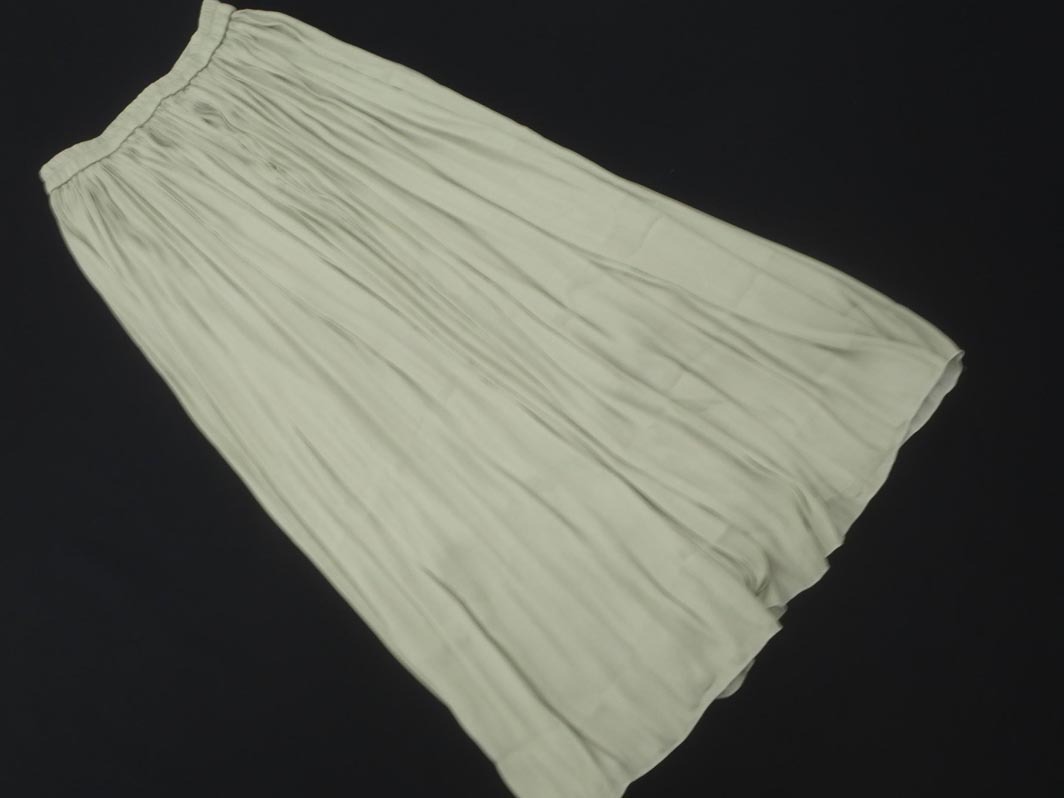 INGNI イング ギャザー ロング スカート sizeM/緑 ■◇ ☆ feb6 レディース_画像1