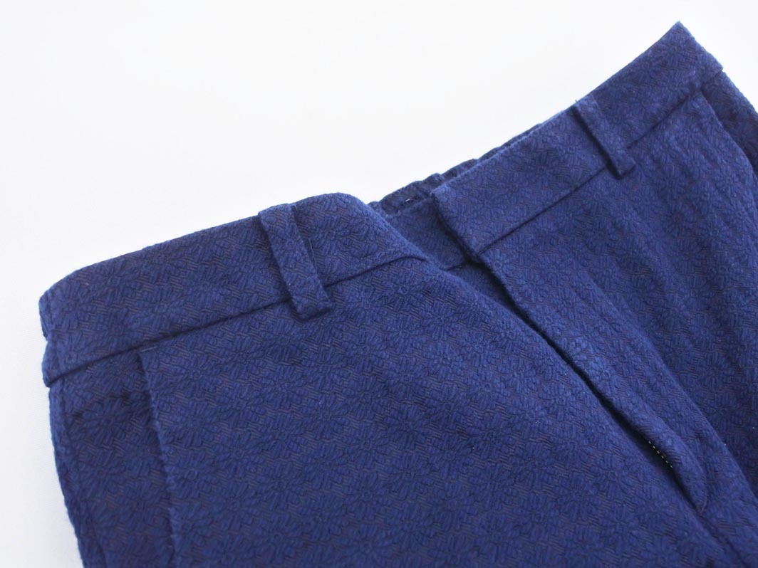 TOMORROWLAND トゥモローランド 総刺繍 スリム パンツ size34 /濃紺 ■◇ ☆ feb9 レディース