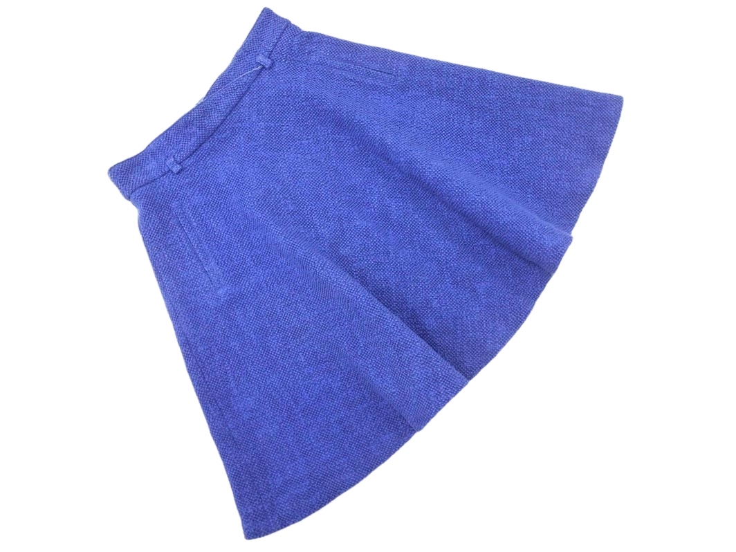Apuweiser-riche アプワイザーリッシェ フレア スカート size1/青 ■■ ☆ fec0 レディース