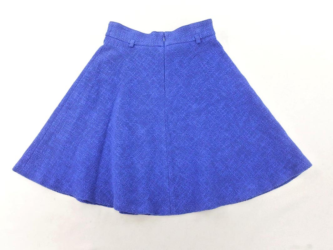 Apuweiser-riche アプワイザーリッシェ フレア スカート size1/青 ■■ ☆ fec0 レディース