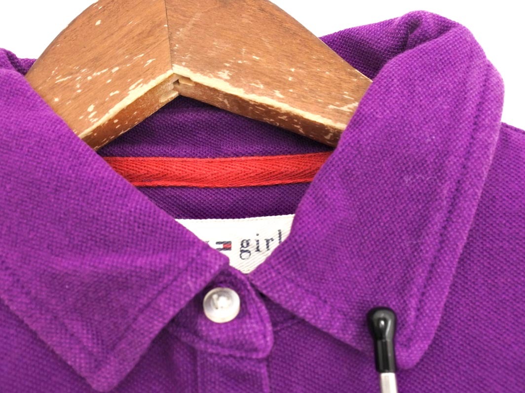 ネコポスOK TOMMY HILFIGER トミーヒルフィガー ポロシャツ sizeXS/紫 ■◆ ☆ fec1 レディース_画像5