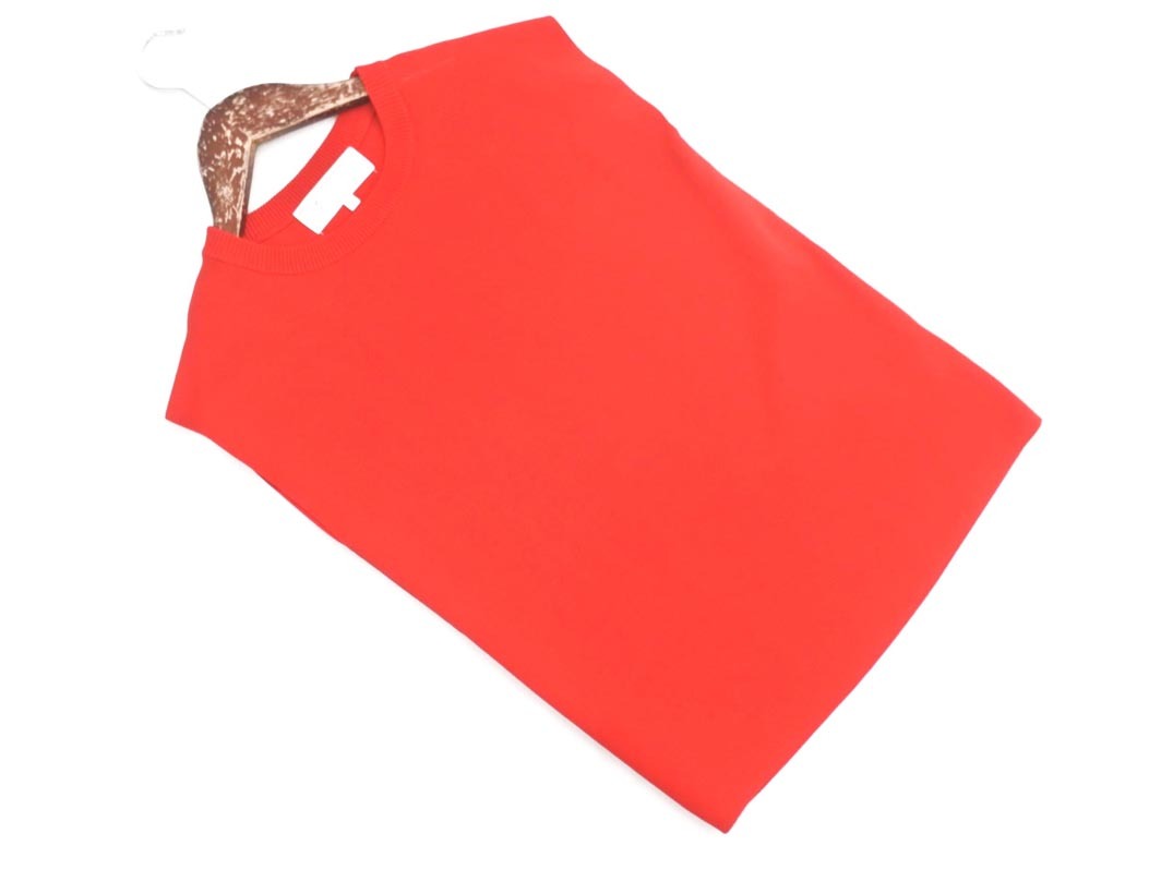 ネコポスOK Rope Picnic ロペピクニック ノースリーブ ニット セーター size38/赤 ■◆ ☆ fec1 レディース