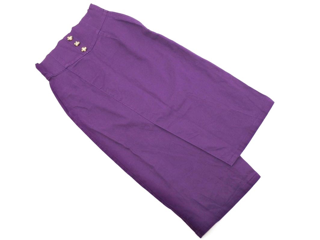 MURUA ムルーア ロング タイト スカート sizeS/紫 ■■ ☆ fec1 レディース