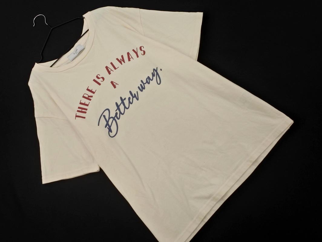 ネコポスOK SLOBE IENA スローブイエナ プリント Tシャツ アイボリー ■◆ ☆ fec3 レディース