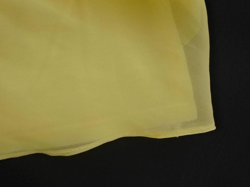 ネコポスOK COUP DE CHANCE クードシャンス 切替 カットソー size38/黄 ■◆ ☆ fec3 レディース_画像2