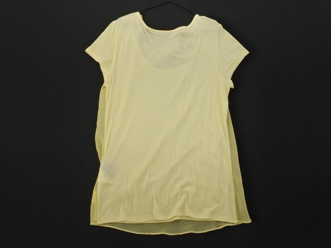 ネコポスOK COUP DE CHANCE クードシャンス 切替 カットソー size38/黄 ■◆ ☆ fec3 レディース_画像5