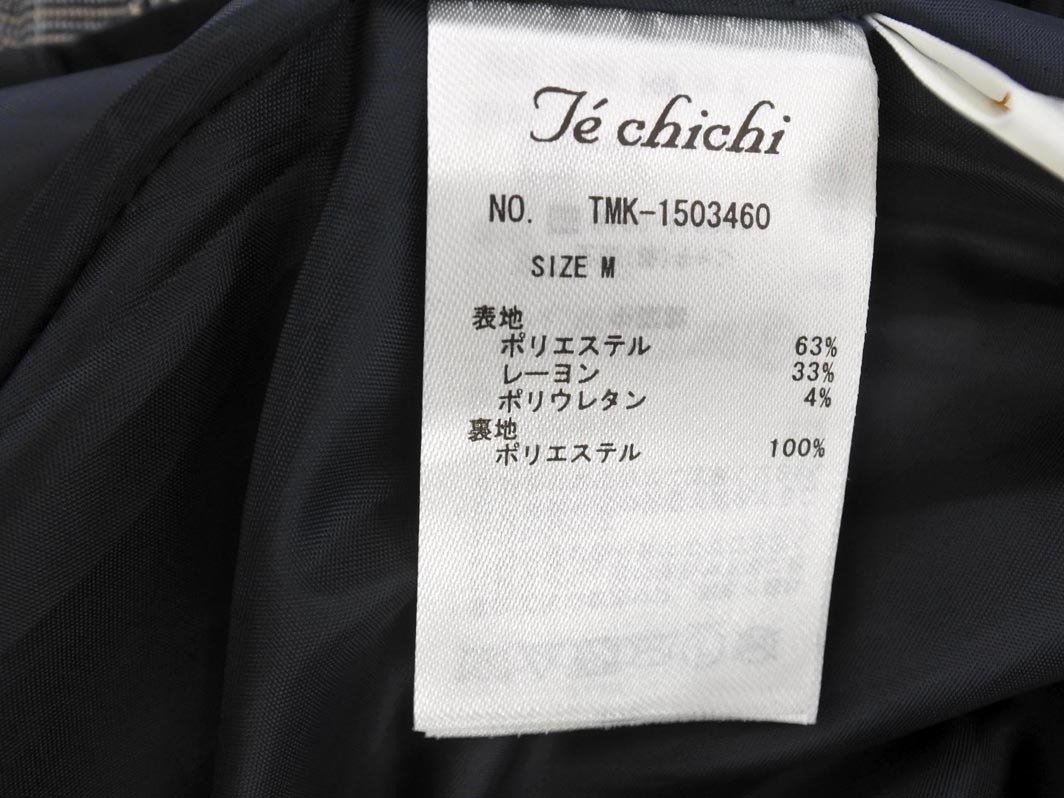 Techichi Te chichi Glenn проверка юбка в складку sizeM/ серый ## * fec2 женский