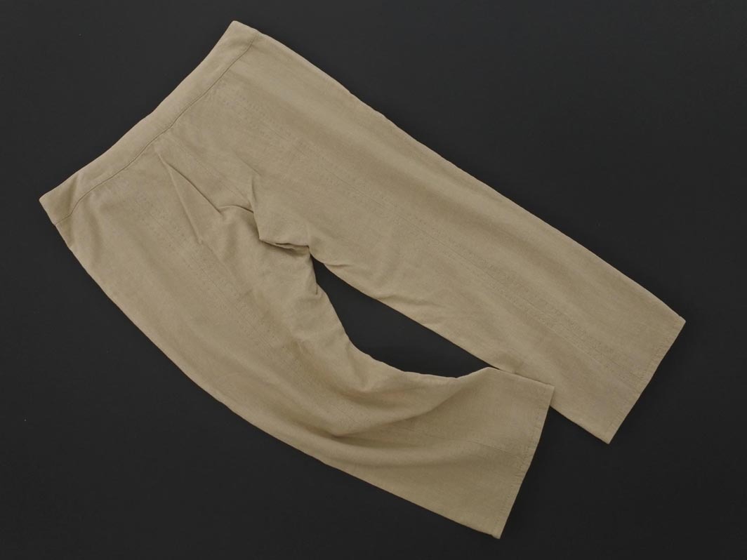TOMORROWLAND トゥモローランド クロップド パンツ size38/ベージュ ■◆ ☆ fec2 レディース