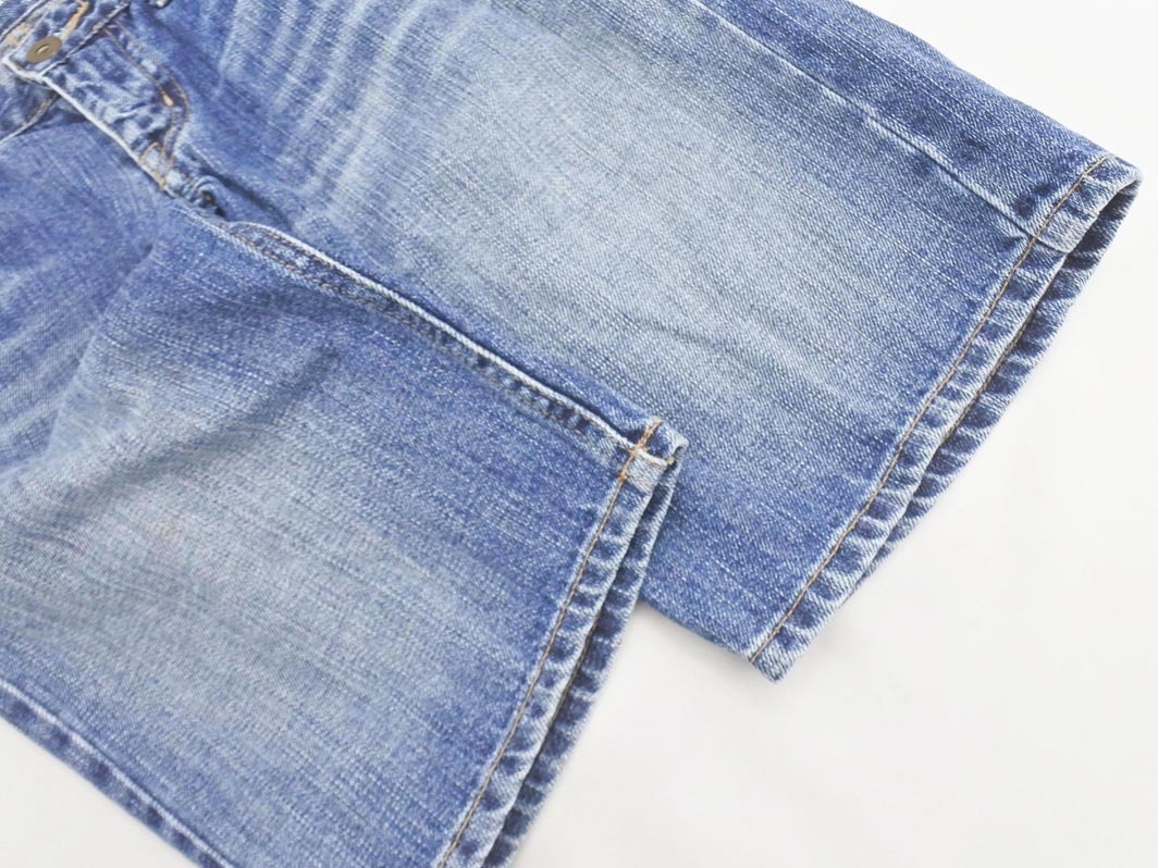 NATURAL BEAUTY BASIC ナチュラルビューティーベーシック ハーフ デニムパンツ sizeXS/青 ■◆ ☆ fec2 レディース
