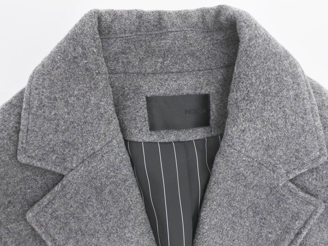 MURUA ムルーア ウール混 チェスター コート sizeS/グレー ◇■ ☆ fec2 レディース