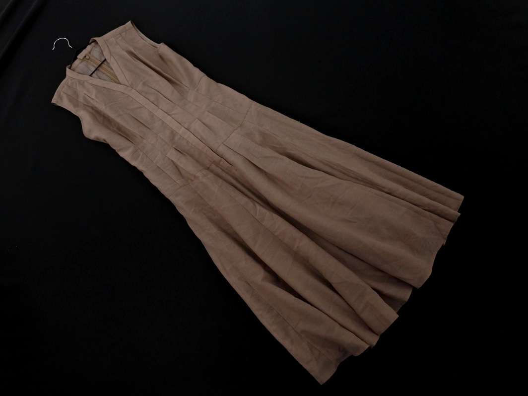 Apuweiser-riche アプワイザーリッシェ Aライン ワンピース size0/ピンクベージュ ■◆ ☆ fec6 レディース
