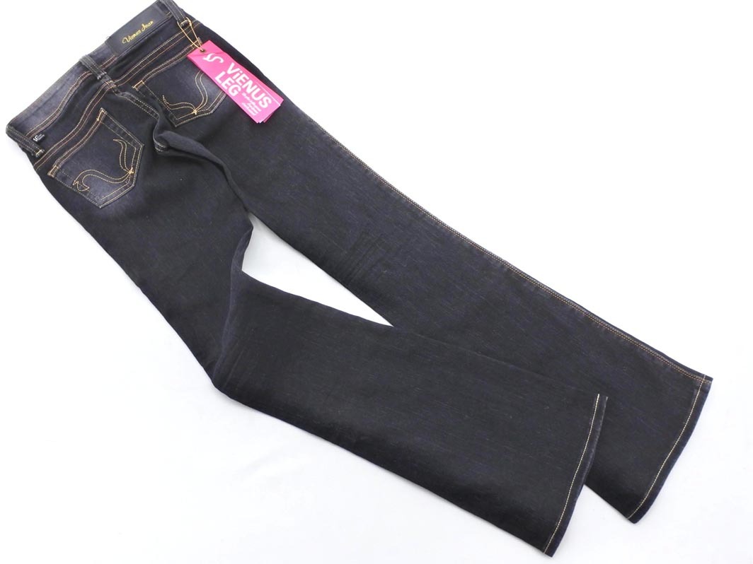 新品 SOMETHING サムシング エドウィン ローライズ ブーツカット デニムパンツ size25/黒 ■■ ☆ fec6 レディース