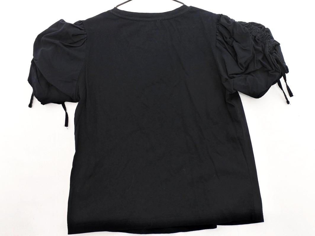  кошка pohs OK ZARA Zara gya The - рукав cut and sewn sizeS/ чёрный #* * fec6 женский 