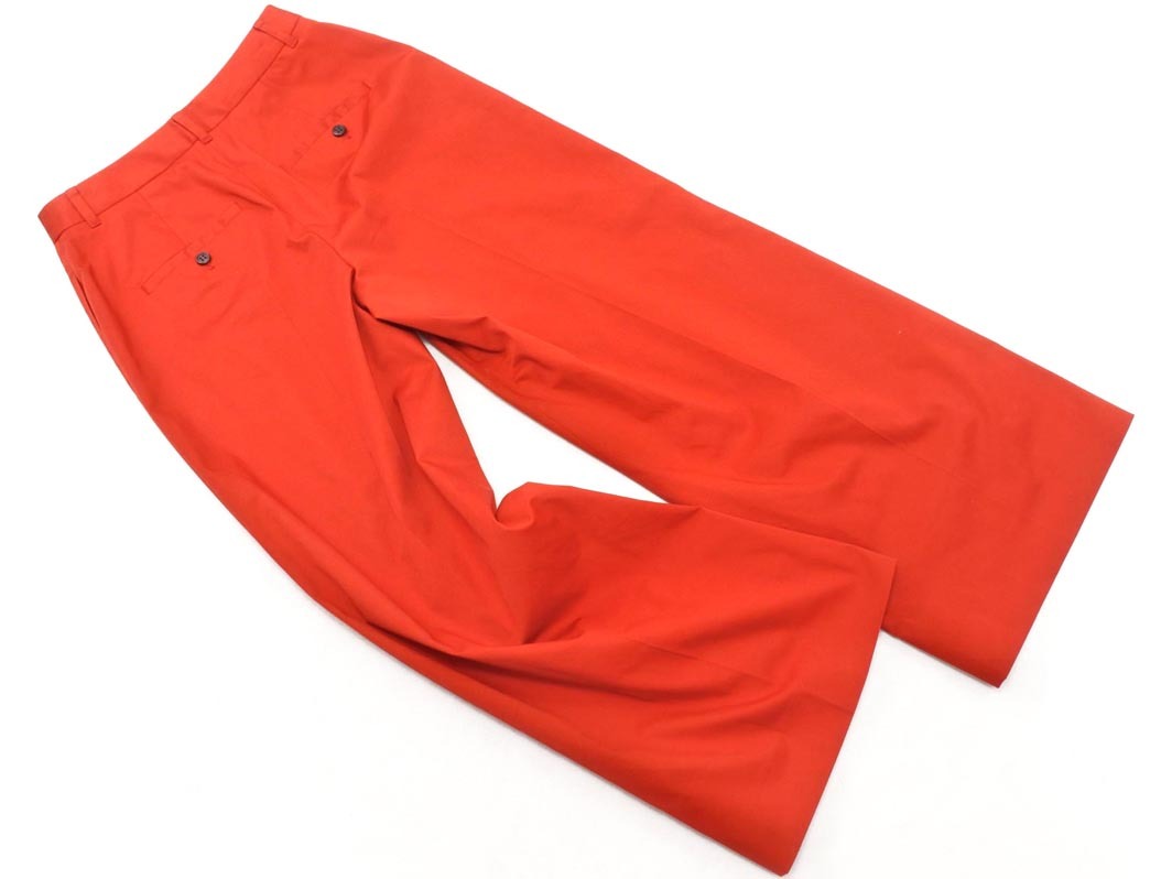 Droite lautreamont ドロワット ロートレアモン タック ワイド パンツ size2/赤 ■■ ☆ fec6 レディース