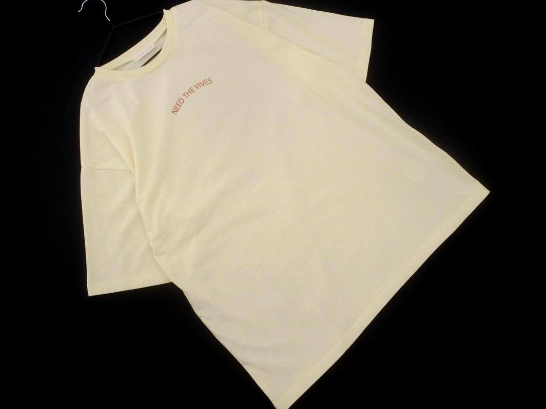 ネコポスOK ehka sopo SM2 エヘカソポ サマンサモスモス プリント Tシャツ sizeF/オフホワイト ■◆ ☆ fec7 レディース