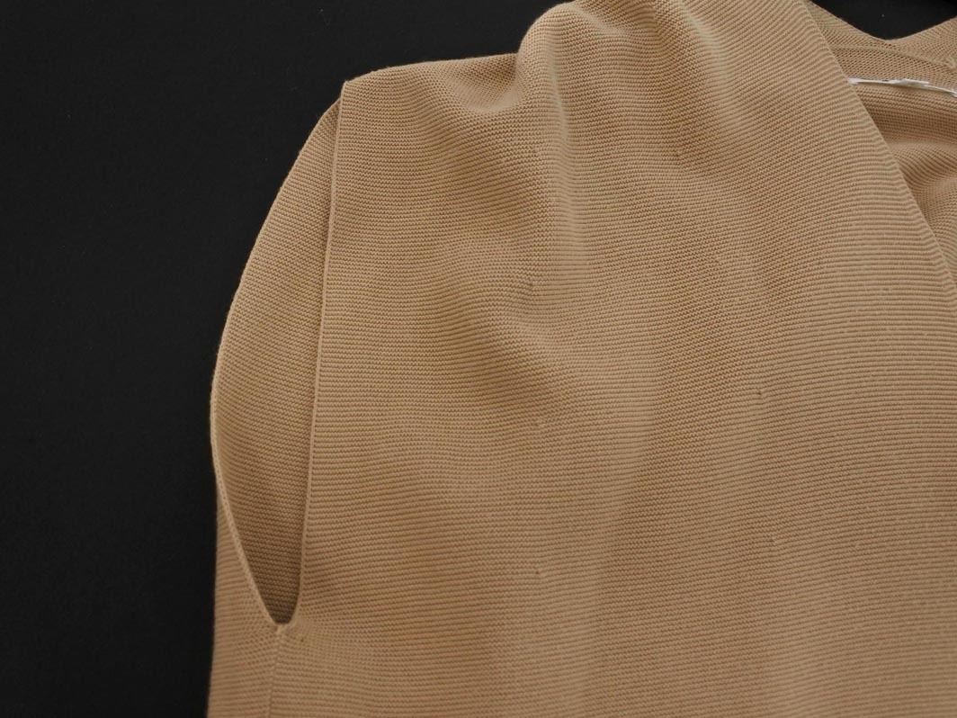 NATURAL BEAUTY BASIC ナチュラルビューティーベーシック Vネック ノースリーブ ニット セーター sizeM/ベージュ ■◆ ☆ fec7 レディース