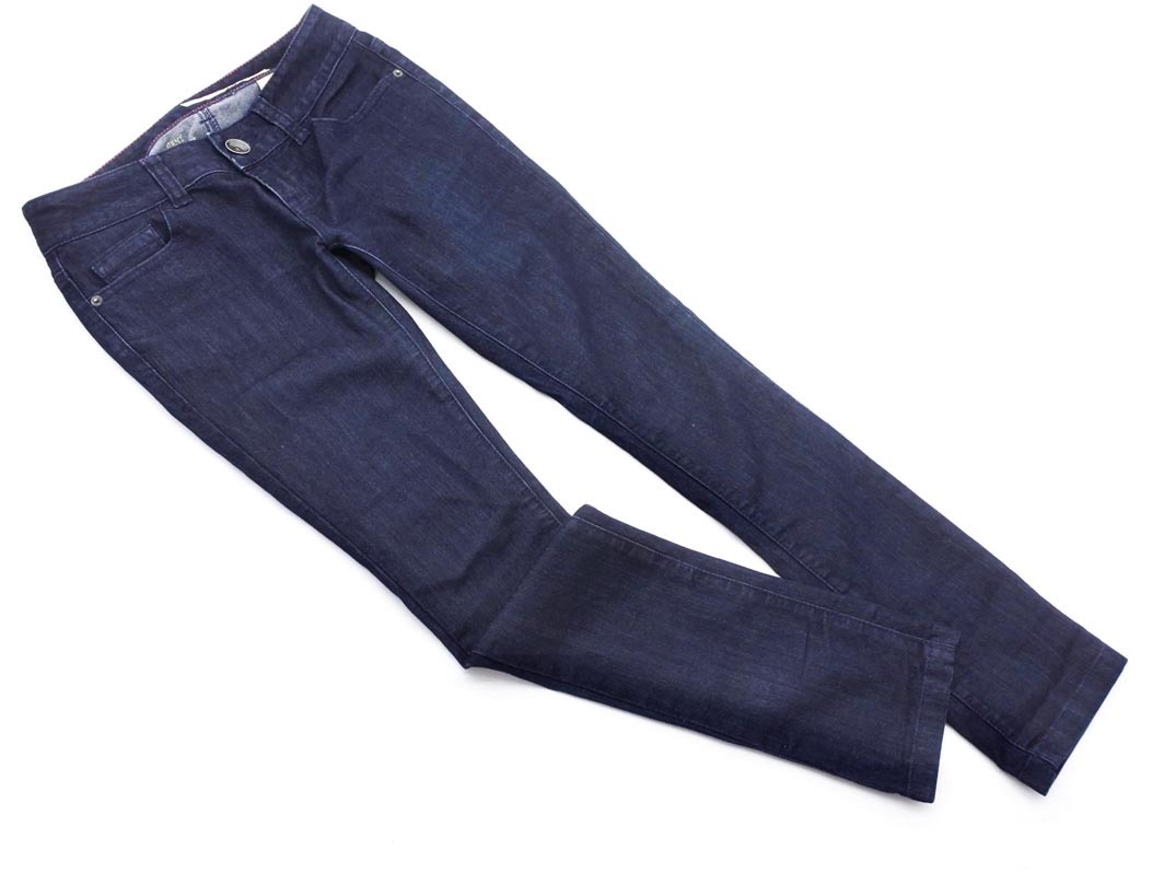 DKNY ダナキャランニューヨーク スキニー デニムパンツ size26R/インディゴ ■■ ☆ fec6 レディース