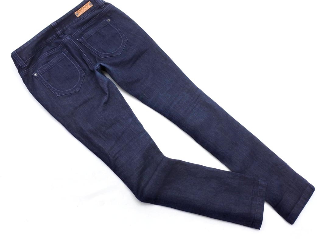 DKNY ダナキャランニューヨーク スキニー デニムパンツ size26R/インディゴ ■■ ☆ fec6 レディース