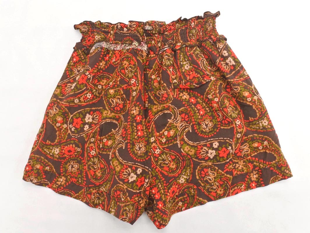 ネコポスOK RODEO CROWNS ロデオクラウンズ 総柄 ショート パンツ sizeS/茶 ■◆ ☆ fec8 レディース