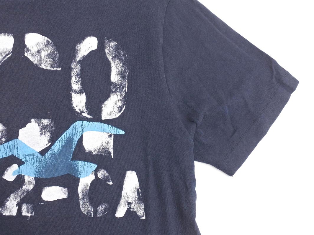  кошка pohs OK Hollister Hollister принт футболка sizeS/ темно синий #* * fec8 мужской 