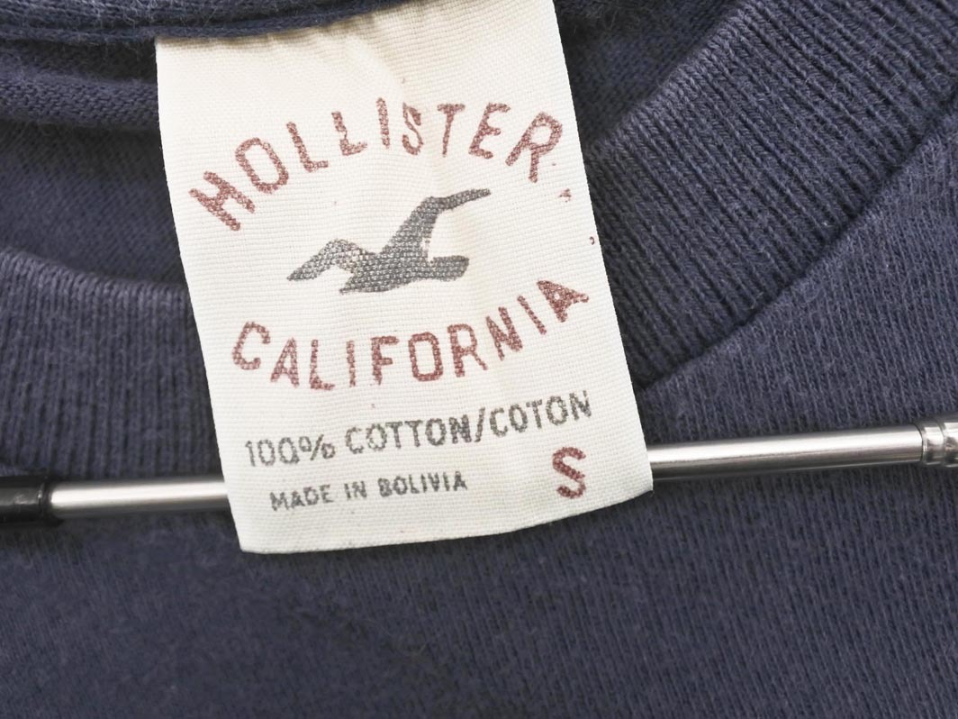  кошка pohs OK Hollister Hollister принт футболка sizeS/ темно синий #* * fec8 мужской 