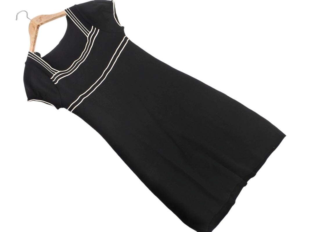 PeytonPlace ペイトンプレイス ニット ワンピース sizeM/黒 ■◆ ☆ fec8 レディース